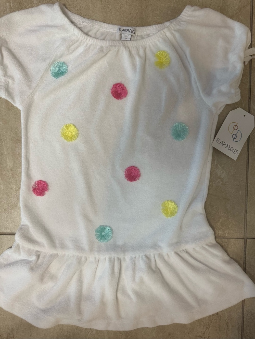 Flapdoodles Terry Cloth Cover-Up - Picture 5 of 11